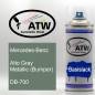 Preview: Mercedes-Benz, Alto Gray Metallic (Bumper), DB-700: 400ml Sprühdose, von ATW Autoteile West.